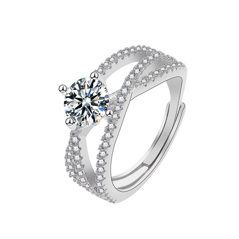 Radiant Marquise Silver Ring