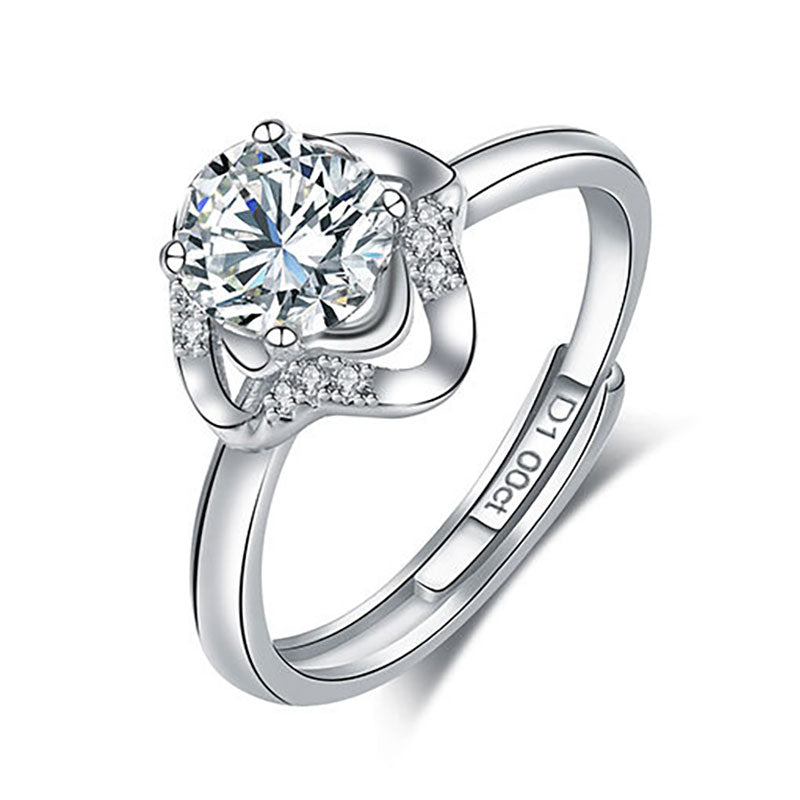 Elegant Double Halo Ring