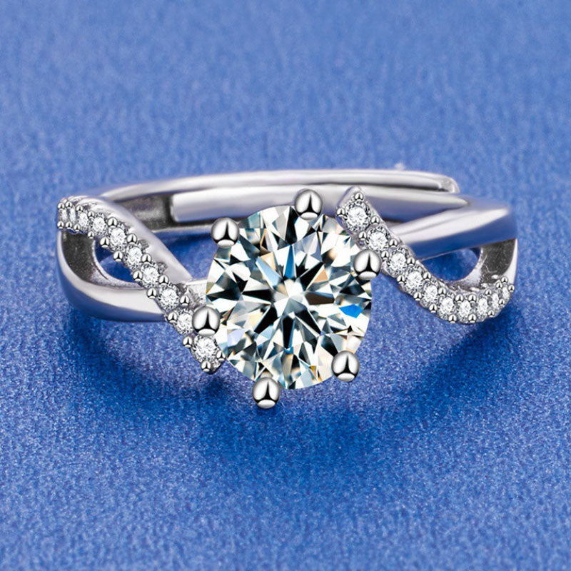 Gleaming Silver Brilliance Ring