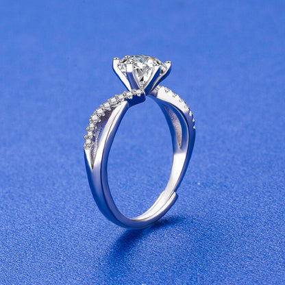 Gleaming Silver Brilliance Ring