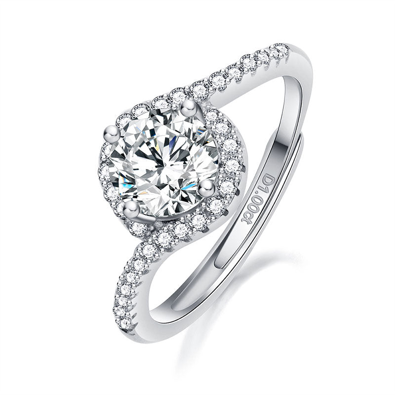 Sterling Silver Luminous Elegance Ring