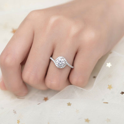 Sterling Silver Luminous Elegance Ring