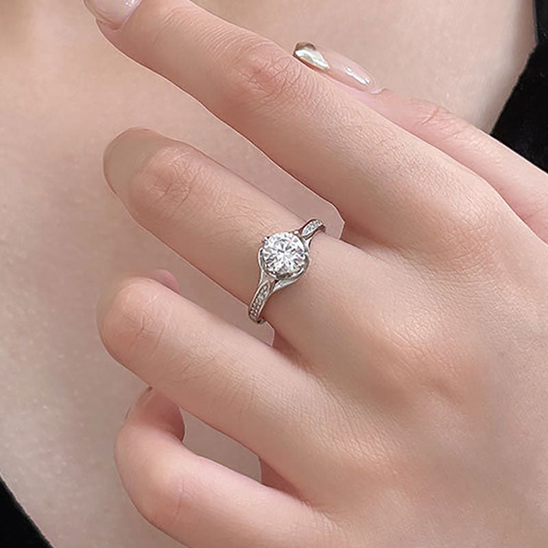 Sterling Silver Timeless Solitaire Ring