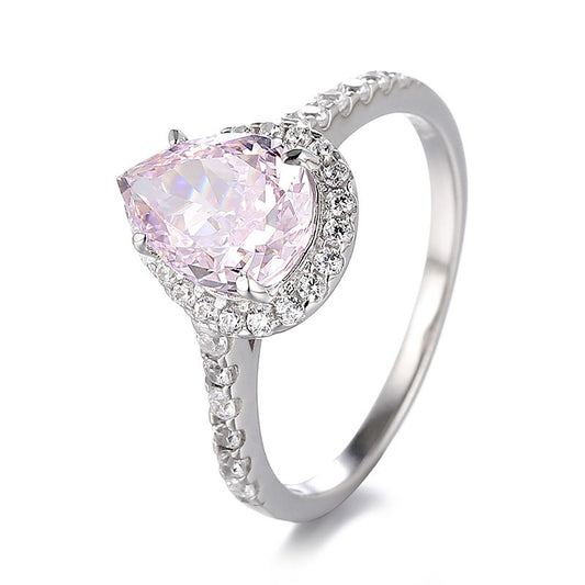 Fancy Light-Pink Diamond Ring