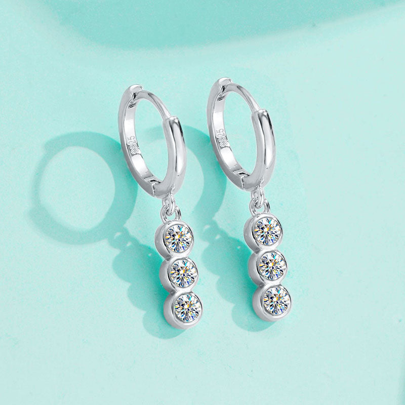 Vintage Charm Hoop Earrings