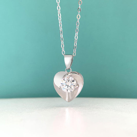 Glimmering Heart Necklace