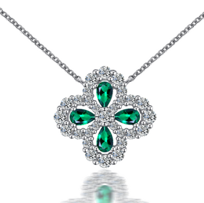 Prism Diamond Necklace .