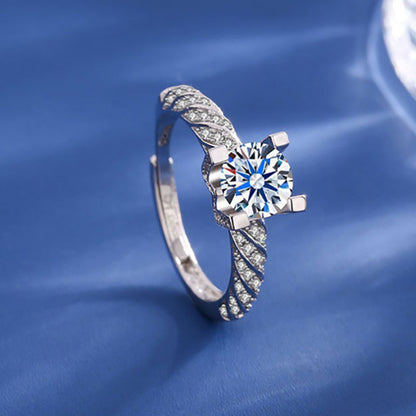 Beautiful Silver Diamond  Ring