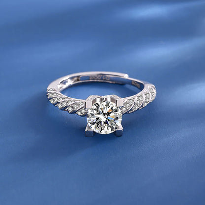 Beautiful Silver Diamond  Ring