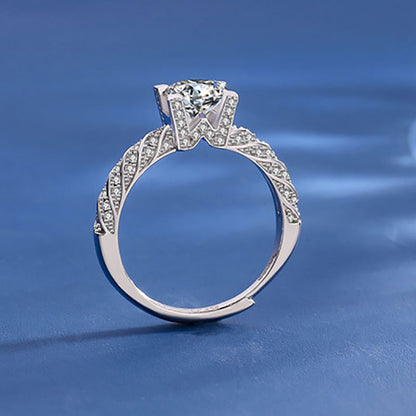 Beautiful Silver Diamond  Ring