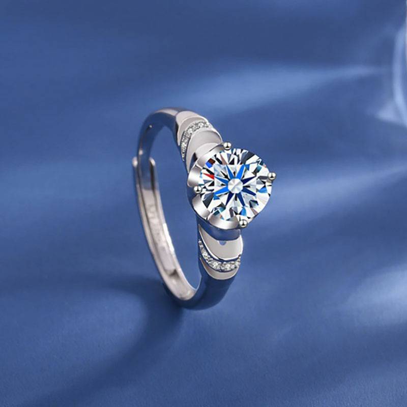 Becky Moissanite Ring