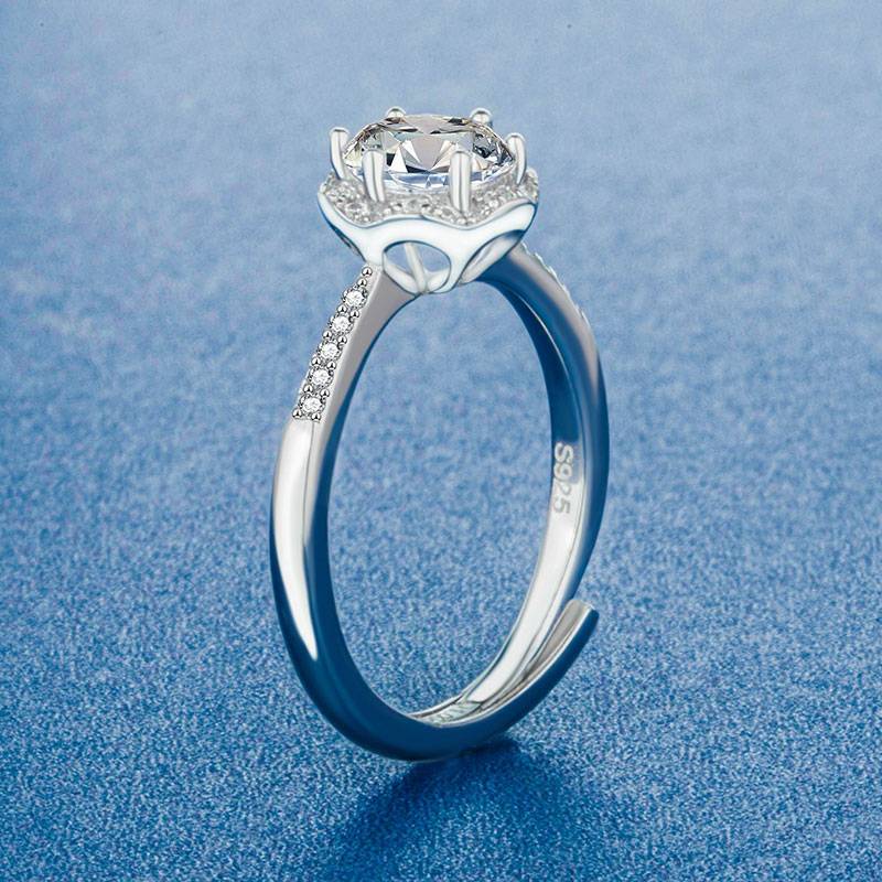 Abi Moissanite Ring