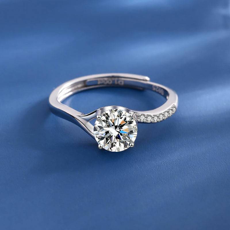 Anna Moissanite Ring