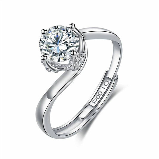 Julia Moissanite Ring