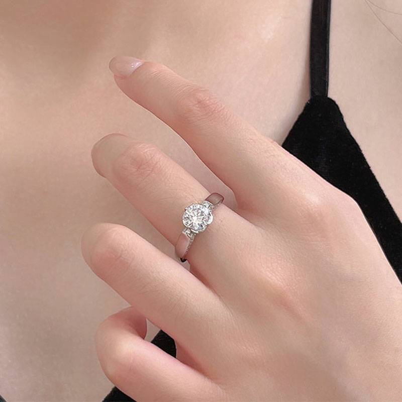 Adeline Moissanite Ring