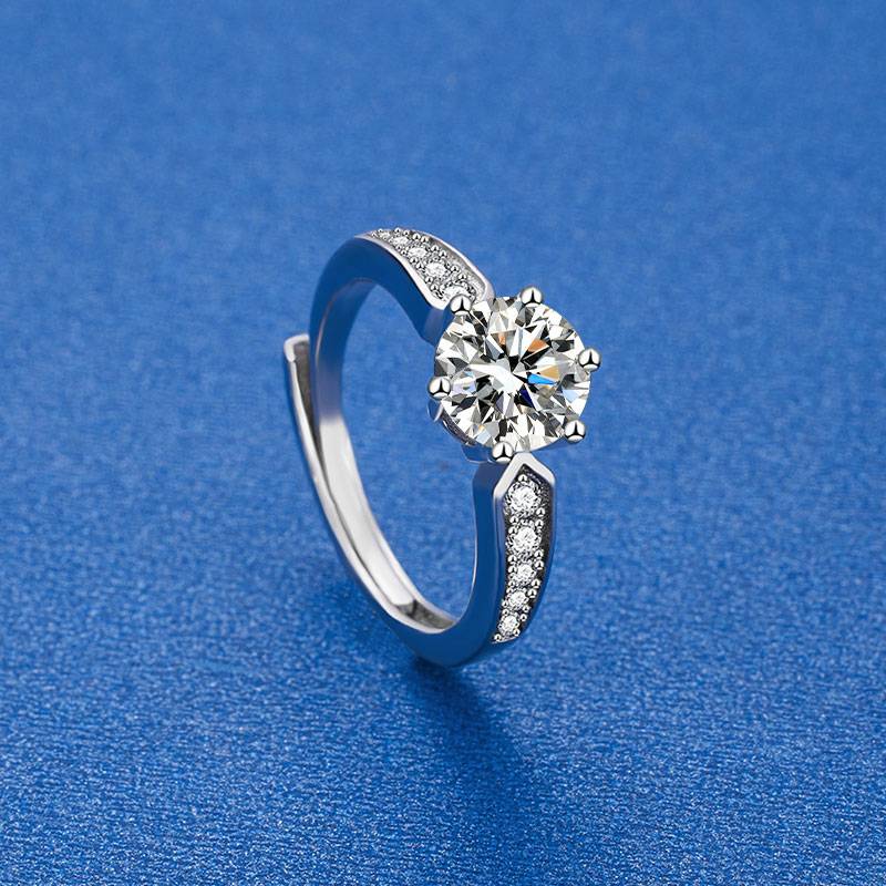 Adele Moissanite Ring