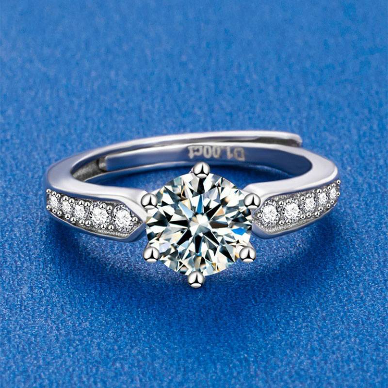 Adele Moissanite Ring