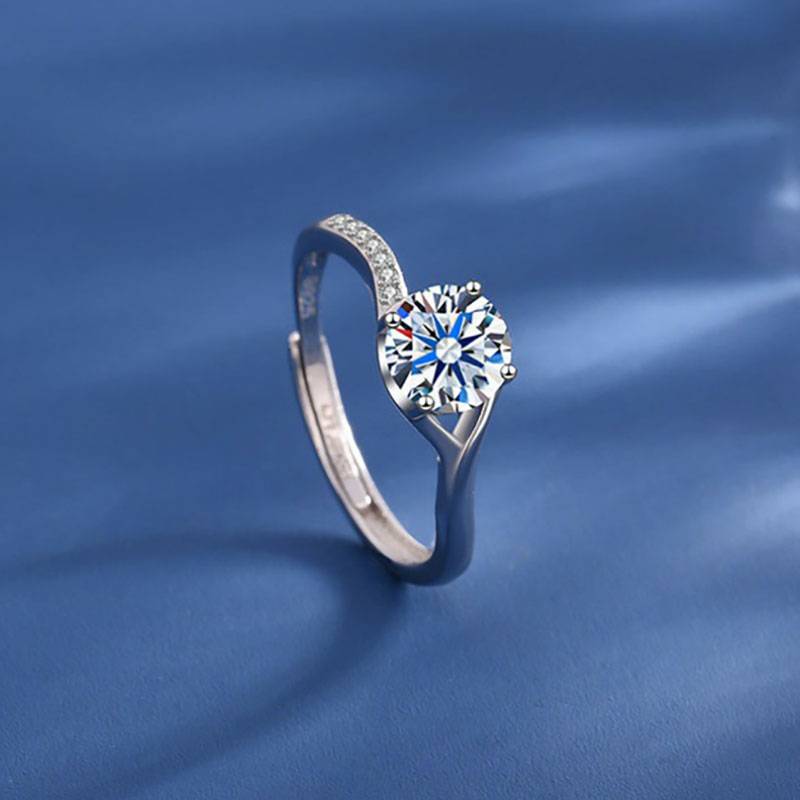 Anna Moissanite Ring