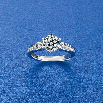 Adele Moissanite Ring